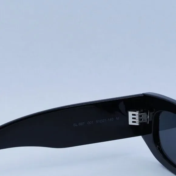🕶️ New Saint Laurent SL697 001 Sunglasses - Black Frame, Black Lenses